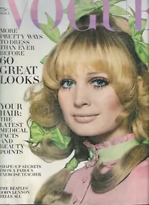 Vogue 1969 Candice Bergen-John Lennon-Raquel Welch-Guerilla Theatre-Marta Montt - Picture 1 of 12