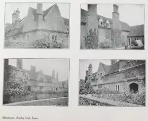 Essex Audley End Almshouses exterior drawing plans 1907 - Picture 1 of 2