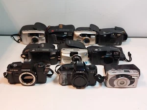 10x Film Camera Bundle - Pentax/Canon/Olympus - Picture 1 of 22