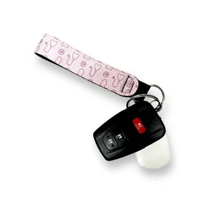 Nurse Leopard Wristlet Keychain - Picture 1 of 1