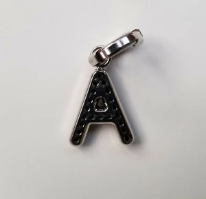 $189 Designer BURBERRY Women's Neckless Key Charm A Shaped Leather Key Chain - Picture 1 of 4