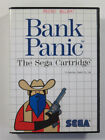 BANK PANIC SEGA MASTER SYSTEM (MS) PAL-EURO (COMPLETE - GOOD CONDITION)