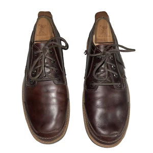 Timberland Men 10.5 M Stormbuck Waterproof Oxford Lace Up Brown Leather Shoes - Picture 1 of 9