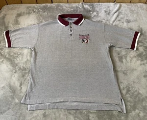 Florida State Seminoles Polo Shirt Embroidered Logo Short Sleeve Men Large - Picture 1 of 11