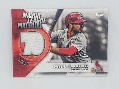 2021 Topps Paul DeJong Major League Material Jersey MLM-PD Cardinals A70 - Image 1 of 3