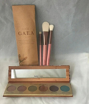 Butter London Natural Goddess Eyeshadow Palette & Luxie Gaea 3pc Brush Set $62 - Image 1 of 4