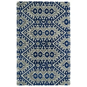 Kaleen Rugs GLB01 Global Inspiration Runner, Blue, 2'6"x8' - GLB01-17-268 - Picture 1 of 1