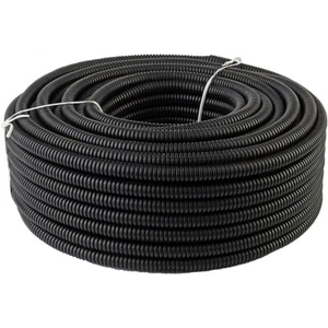 100Ft. 1/2" 13mm Split Wire Loom Leerrohr Polyethylen Schlauch schwarz Muffe Tube - Bild 1 von 2