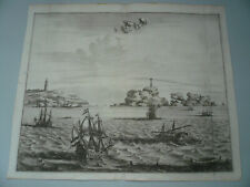 Dardenelles,Hellespont, anno 1670, Dapper Olfert -ORIGINAL COPPERENGRAVING--