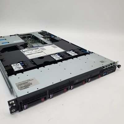 HP ProLiant DL360 Gen10 4 Core 2.13GHz Xeon E5506 2GB RAM 4 BAY 1U Server - Image 1 of 4