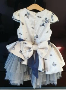 Dress Bridesmaid Party Wedding 4 Years With Hair Accessories Excellent Condition - Picture 1 of 5