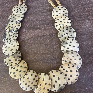 Vintage Holzperlen und Kordel Damen Mode Gürtel Größe MED 30 "Boho - Bild 1 von 3