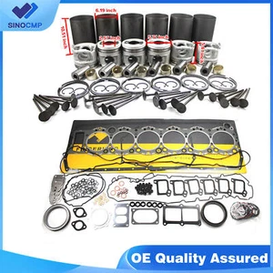 Kit de reconstrucción de motor 6WG1 6WG1T 6WG1-TC para excavadora Isuzu Hitachi ZX450-3 ZX850 - Imagen 1 de 9
