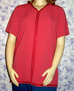 1X Top de manga corta agridulce Plus de Maggie McNaughton para mujer NUEVO - Imagen 1 de 4