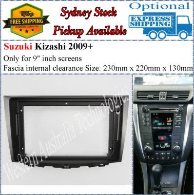Pantalla de 9 pulgadas Fascia facial para Suzuki Kizashi 2009+ kit de tablero* Foto 1 de 3