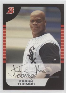 2005 Bowman Frank Thomas #10 HOF