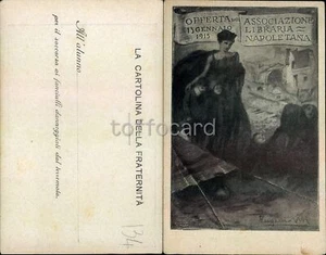 NAPOLI CITTA'-LIBERTY ASSOCIAZIONE LIBRARIA NAPOLETANA 1915-TERREMOTO-C48-74 - Picture 1 of 1