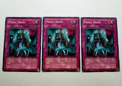 Yu-Gi-Oh! 1st Edition PSV-071  3x "Magic Drain" NMint-Mint - Image 1 of 2