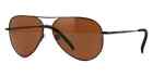 Serengeti Sunglasses  Carrara 8297 Shiny  Gunmetal Polarized  Drivers  Glass 59M