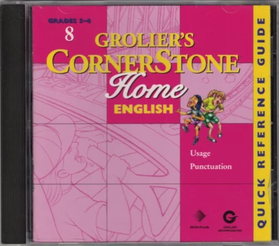 Grolier's CornerStone Home English 8 - Grades 5-6 / CD-ROM - Usage & Punctuation - Image 1 of 4