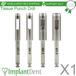 Dental Tissue Punch Drill Stainless Steel Dentistry Tool - Picture 1 of 9