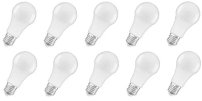 10x OSRAM LED Star Classic Birne E27 warmweiß 1521lm matt 13W = 100W EEK:F(SpA-G - Bild 1 von 4
