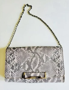IVANKA TRUMP Gray/mauve Purse Clutch Satchel Bag  Excellent Condition - Picture 1 of 6