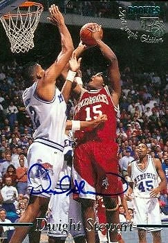 Dwight Stewart autographed Basketball Card (Arkansas) 1995 Classic Rookies - Image 1 of 1