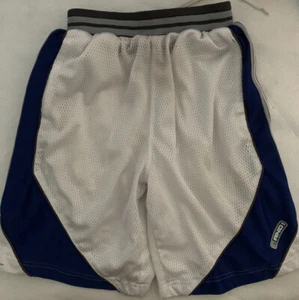 AND1 Basketball Shorts Boys Size 8 Small White Blue - Picture 1 of 10