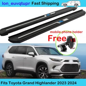 Tabla de correr escalón lateral apto para Toyota Grand Highlander 2024 2023 pedal barra Nerf - Imagen 1 de 5