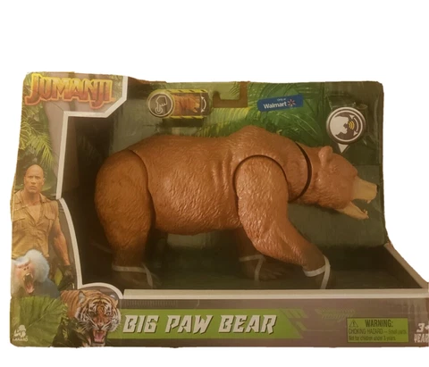 Jumanji BIG PAW BEAR Action Figure w Head Movement 2020 NEW Cover