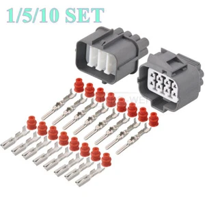 8 Pin/Way Auto OBD Dsitributor Sensor Connector Plug Socket Kit for Honda Toyota - Picture 1 of 7