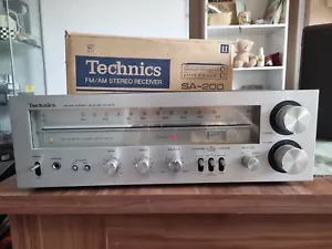 Technics AMPLIFIER SA-200 FM MW Stereo Receiver/Verstärker Hifi Mit OvP Und BDA - Bild 1 von 13