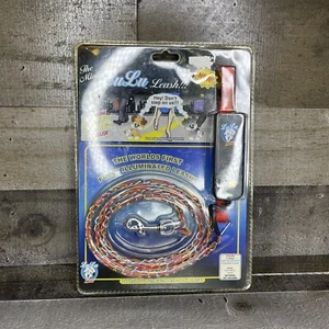 The Mini LuLu Leash LIGHTS UP Yellow & Blue Small Dogs!  New In Package!! - Picture 1 of 3
