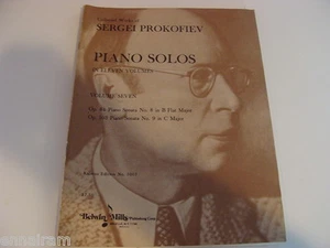 Prokofiev Piano Solos Vol 7 Op 84 No. 8 in B flat major, Op 103 No. 9 in C major - Picture 1 of 1