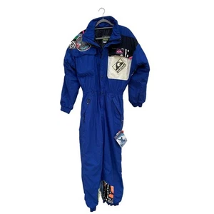 NWT Vintage Quicksilver Snowsuit, 90s, Bright, Ski, Snowboard, Sz Men's S - Picture 1 of 11