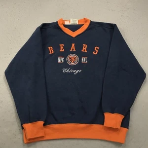 VINTAGE Chicago Bears Sweatshirt Herren mittelblau Lee Sport Crewneck NFL 90s - Bild 1 von 9
