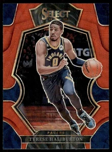 2022-23 Panini Select #120 Tyrese Haliburton Red Wave Prizms - Picture 1 of 2