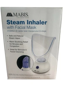 Mabis Steam Inhaler W/ Facial Mask, New, Soothing Sinus Relief & Facial Skincare - Picture 1 of 4