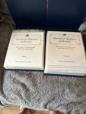 Statehood Quarters and Stamps Collection / Postal Commemorative Volumes 1 And 2 - Image 1 of 4