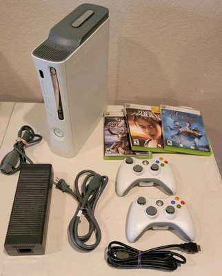 XBOX 360 Kinect Dashboard 2.0 W/ 3 Games, 2 Controllers, SEE DEMO VIDEO - Image 1 of 4