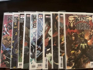 King in Black #1 2 3 4 5 Stegman Cates TRADE Variant Cover SET Lot VENOM Knull  - Bild 1 von 11