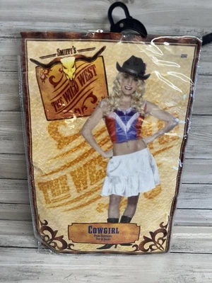 Smiffys Cowgirl Fancy Dress Costume Women Cosplay Adult S/M Hen Party Night Out - Image 1 of 3