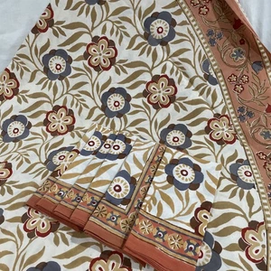 Natural Habitat 86" Round Tablecloth & 6 Matching Napkins Fall Colors NWOT -400 - Picture 1 of 10