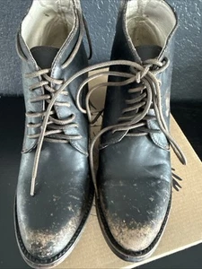 Freebird Sidra abgenutzte Leder-Schnürstiefel Moto Damengröße 9 - Bild 1 von 12