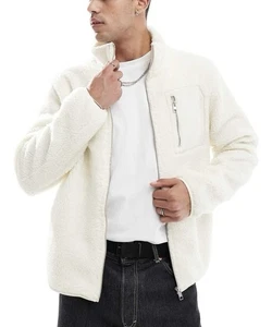 BNWT Jack & Jones Cloud Dancer JJEBradley Teddy Jacket Size L  - Picture 1 of 1