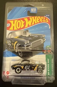 Hot Wheels 2025 62 Corvette Gasser Super Treasure Hunt W Protector - Picture 1 of 6