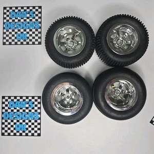 NEW HPI Firestorm Front And Rear Tyres 4453 4410 With Scorch 6-Spoke Wheels 3087 - Picture 1 of 3