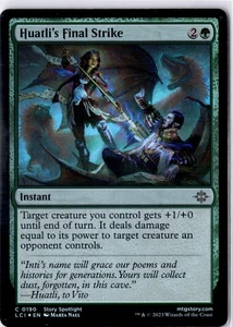 Huatli's Final Strike The Lost Caverns of Ixalan Holo 190 MTG Card Magic - Picture 1 of 2