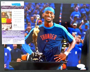 SHAI GILGEOUS ALEXANDER SGA SIGNED 8x10 PHOTO OKC OKLAHOMA CITY THUNDER 2025 JSA - Picture 1 of 1